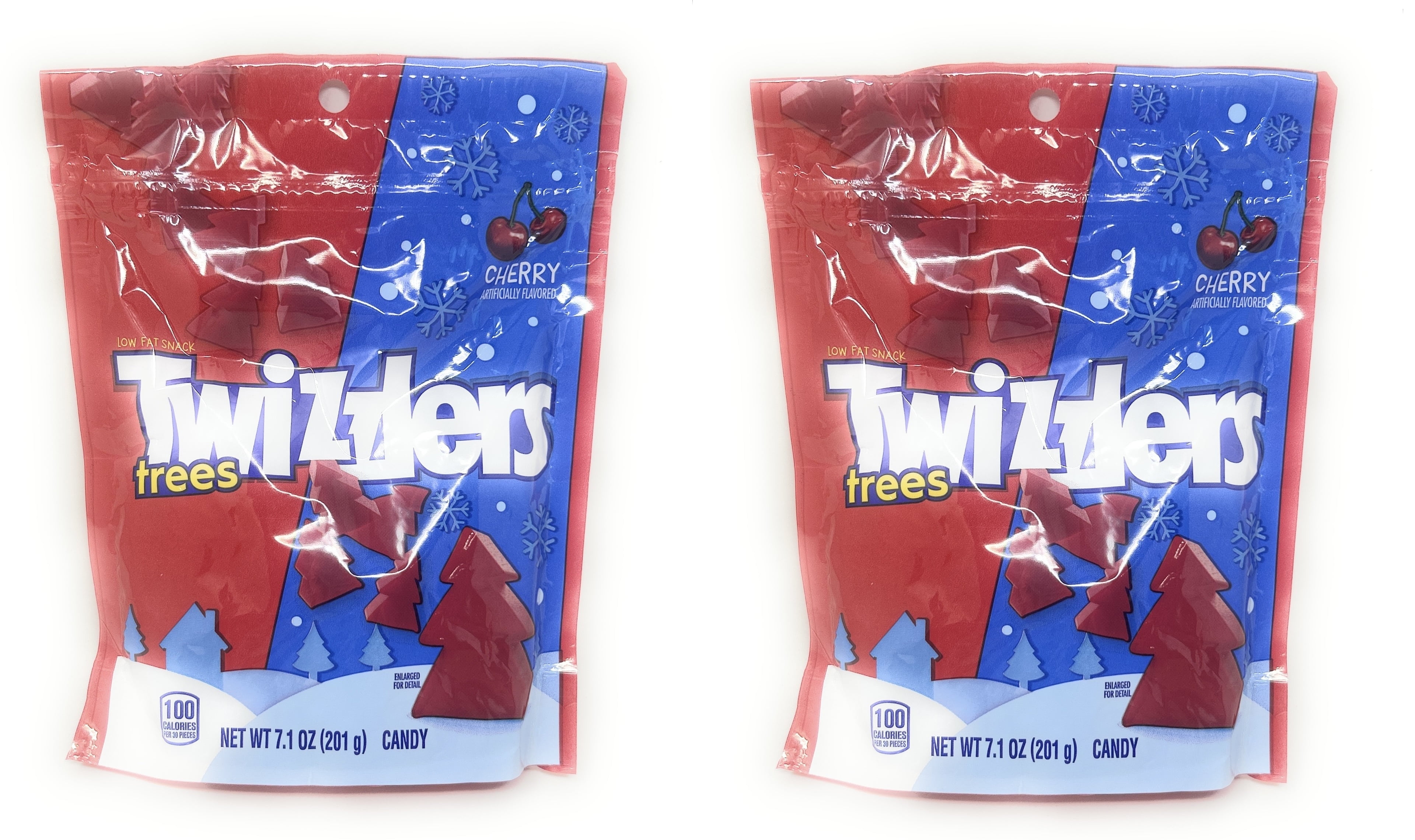 TWS シニュ　トレカ　US アメリカ　限定 target Walmart Twizzlers Cherry Christmas Trees Candy 7.1oz - 2 Bags - Walmart