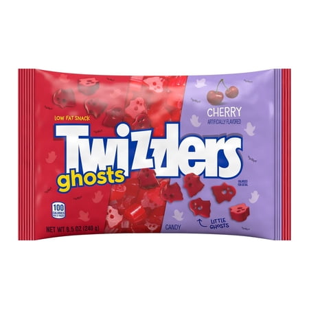 Twizzlers Cherry Flavored Ghosts Halloween Candy, 8.5 Ounce