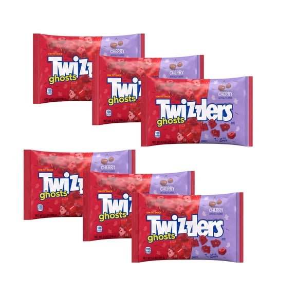 Twizzlers Cherry Flavored Ghosts Chewy Candy 8.5 oz Bag