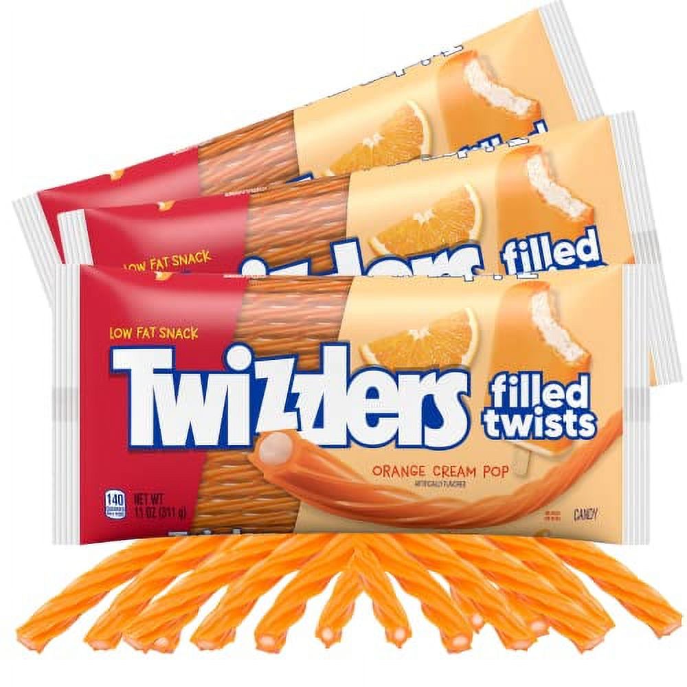 Twizzlers Orange Cream Filled s Licorice Candy, Creamsicle Dreamsicle