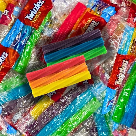 Twizzlers Rainbow Twists, Individually Wrapped, 5 lb