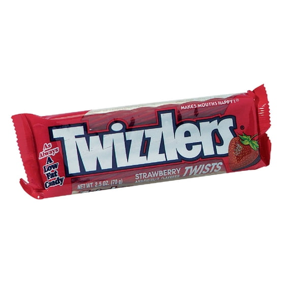 Twizzlers Strawberry 2.5 Oz. Twist Licorice 118930 Pack of 18 118930 971243