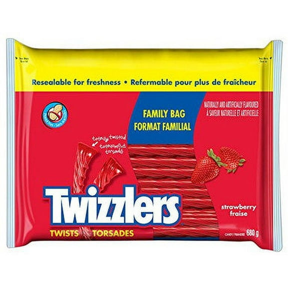 Twizzlers Strawberry Flavored Licorice (680g/24 oz. pack)