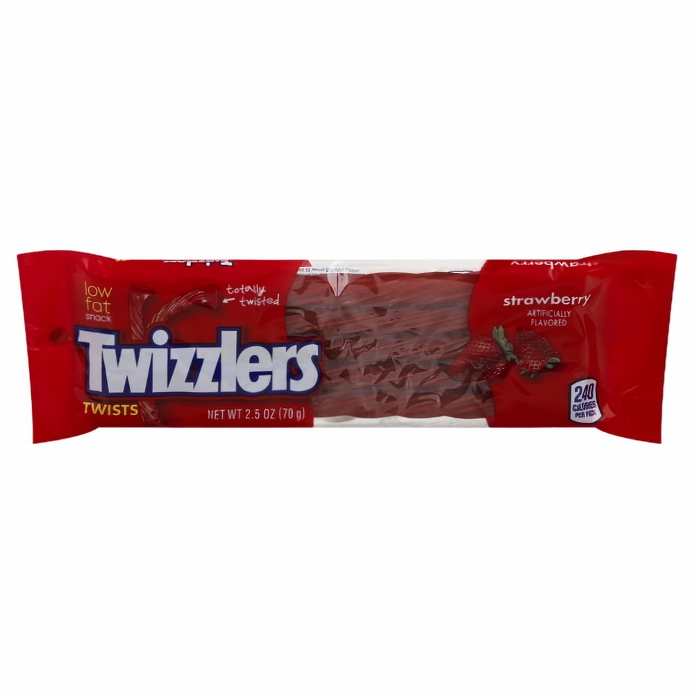 Twizzlers Strawberry Twists 2.5 oz (Pack of 60)