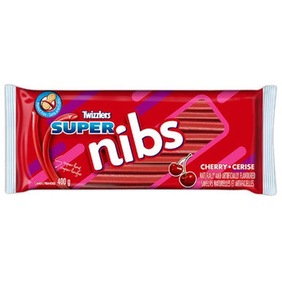 Twizzlers Super Nibs Cherry Flavored (400g /14oz per pack) {Imported from Canada}