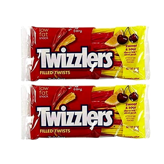 Twizzlers Sweet & Sour Filled Twists (11 Oz) 2 Pack
