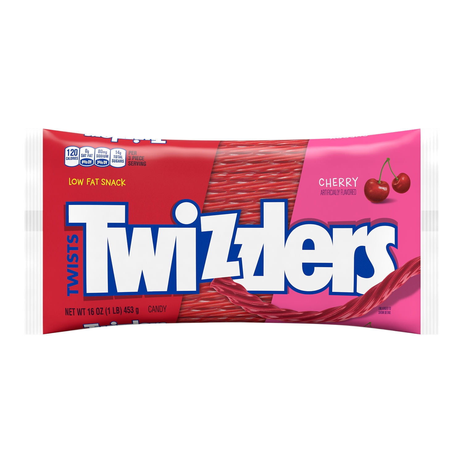 Twizzlers Twists Cherry Candy, Bag 16 oz