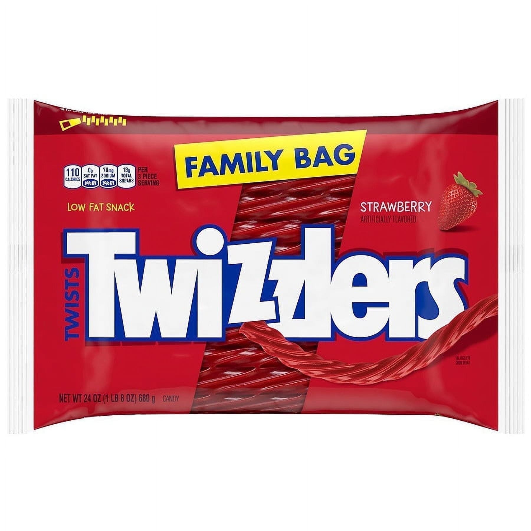 Twizzlers Twists Chewy Candy Strawberry Flavored24.0oz