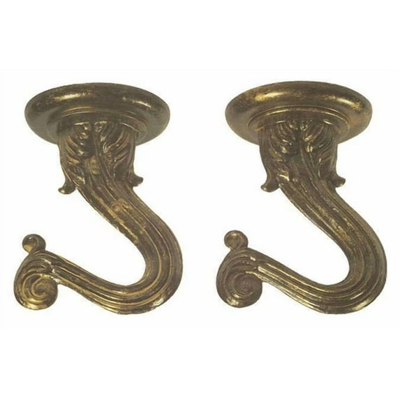 Two 1-1/2" Swag Hooks