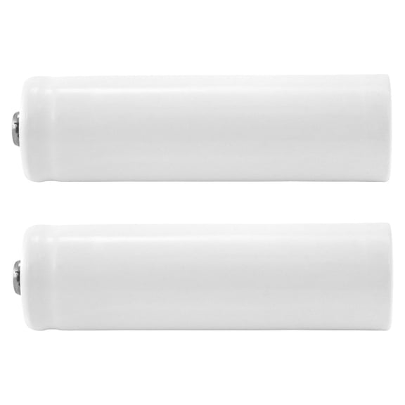 Two (2) AA NiCd Nicad 600 mAh 1.2 V Rechargeable Batteries for Solar Lights, etc