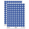 thumbnail image 1 of Two 2 Dice Die 200+ Round Stickers - Dark Blue - Gloss Finish - 0.50" Size, 1 of 3