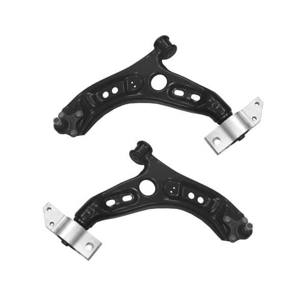 Two (2) Front Lower Stamped Steel Control Arms for 10-17 Volkswagen Tiguan