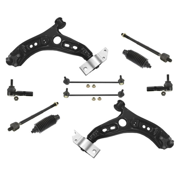 Two (2) Front Stamped Steel Lower Control Arms for 10-17 VW Tiguan REF 7152 7151