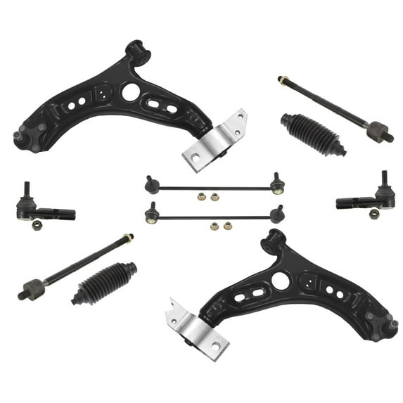 Two (2) Front Stamped Steel Lower Control Arms for 10-17 VW Tiguan REF 7152 7151