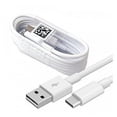 thumbnail image 1 of Two (2) OEM Samsung USB-C Data Charging Cables for Galaxy S9/S9 Plus/S8/S8+/Note8 -White EP-DN930CWE- Bulk Packaging - New, 1 of 1