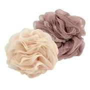 Jumbo Mesh Bath Sponges, 2 Count, Color May Vary