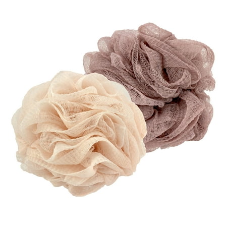 Walmart Mesh Bath Sponges, Jumbo, Multicolor, 2 Count