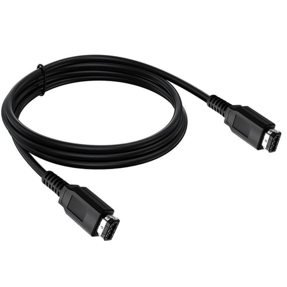 Two 2 Player Link Cable 1.8M For Multiplayer Gaming Playing Connection 2 Game Consoles Linking Cord