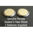 thumbnail image 1 of Two (2) Renata Cr1225 Lithium Coin Cell Battery 3V Blister Packed Plus Free Budget Cell, 1 of 2