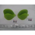 thumbnail image 1 of Two (2) Silicone Pot Holder Lime Green Grabber Hot Bakeware Oven Mitt, 1 of 6