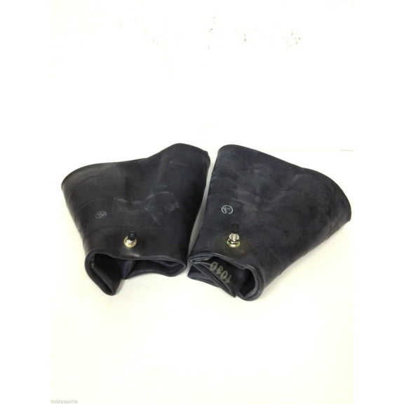 Two 22x11.00-10 ATV Tire Inner Tube TR6 Metal Valve Stem 22x11-10 22 11 10 UTV ATV Lawn Inner Tube