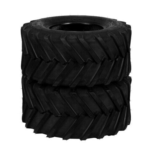 Two 24x12.0012 Lawn Mower Tractor Super Lug Tires 6 Ply Heavy Duty