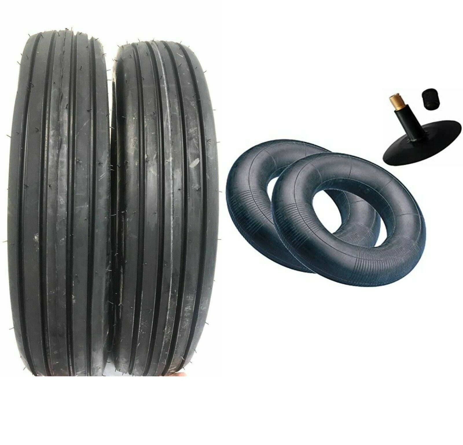 Implement Rib Tire Two 5.00-15 Farm Rib Implement Tire With Tubes 500-15 Wagon Cart I-1 ...