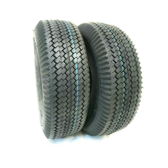 Two 5.30/4.50-6 Sawtooth Tubeless Tire Go Kart Lawn Garden Cart Trail Mini Bikes