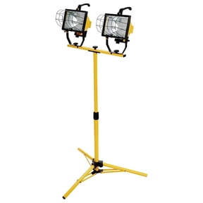 Two 500 Watt Portable Halogen Work Light L-13