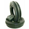 thumbnail image 1 of Two 7.50-18 Front Tractor 3-Rib Heavy Duty Tires With Tubes 750x18 F2, 1 of 1