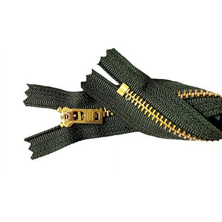 Gold Metal Zippers, Brass Zippers, Jean Zippers