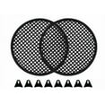 thumbnail image 1 of 2 Absolute DJS8 8" Universal Speaker Subwoofer Grill Mesh Cover W/ Clips Screws Guard, 1 of 4
