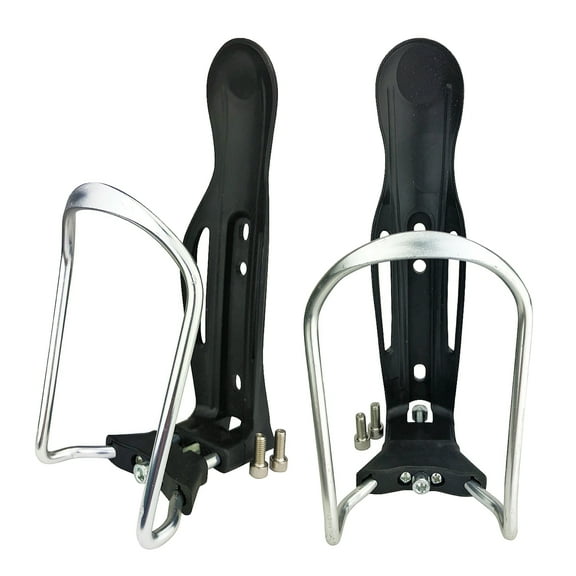 Two Adjustable Water Bottle Cages Lightweight MTB Bicycle Water Bottle Holders