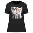 thumbnail image 1 of Two Adorable Chihuahuas T-Shirt Women -Image by Shutterstock, Female Small, 1 of 2