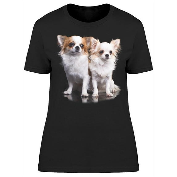 Two Adorable Chihuahuas T-Shirt Women -Image by Shutterstock, Female Small