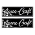 thumbnail image 1 of Two Aqua Craft Boat Classic Racing 10" long Stickers, 1 of 2