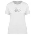 thumbnail image 1 of Two Avocados T-Shirt Women -Image by Shutterstock, Female Large, 1 of 2