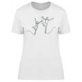 thumbnail image 1 of Two Ballet Dancers T-Shirt Women -Image by Shutterstock, Female 3X-Large, 1 of 2