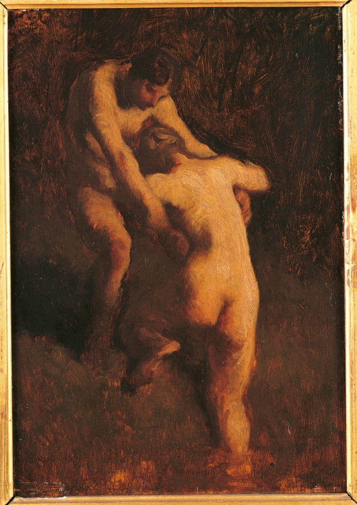 Two Bathers Canvas Art - (18 x 24)