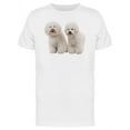 thumbnail image 1 of Two Bichon Frise Dogs T-Shirt Men -Image by Shutterstock, Male 3X-Large, 1 of 2