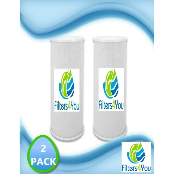 Two Big Blue 20" x 4.5" CTO Carbon Block Filter (1 micron)