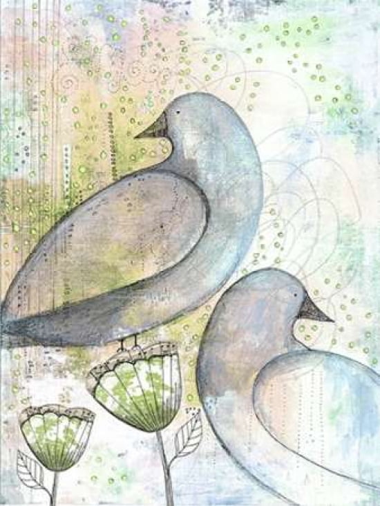 Two Birds Canvas Art - Sarah Ogren (22 x 28)
