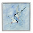 thumbnail image 1 of Two Birds Flying Sky Wildlife Animals & Insects Painting Gray Framed Art Print Wall Art, 1 of 8