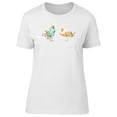 thumbnail image 1 of Two Birds With Elegant Feathers T-Shirt Women -Image by Shutterstock, Female Large, 1 of 2
