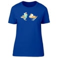 thumbnail image 1 of Two Birds With Elegant Feathers T-Shirt Women -Image by Shutterstock, Female XX-Large, 1 of 2