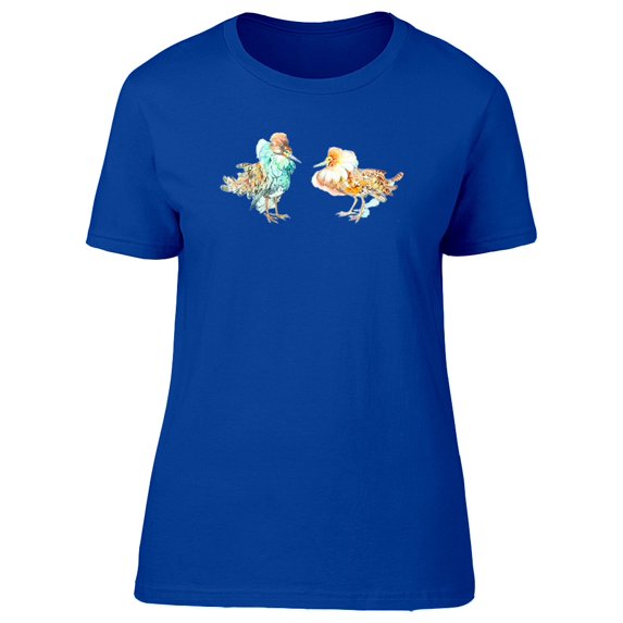 Two Birds With Elegant Feathers Tee Women's -Image by Shutterstock