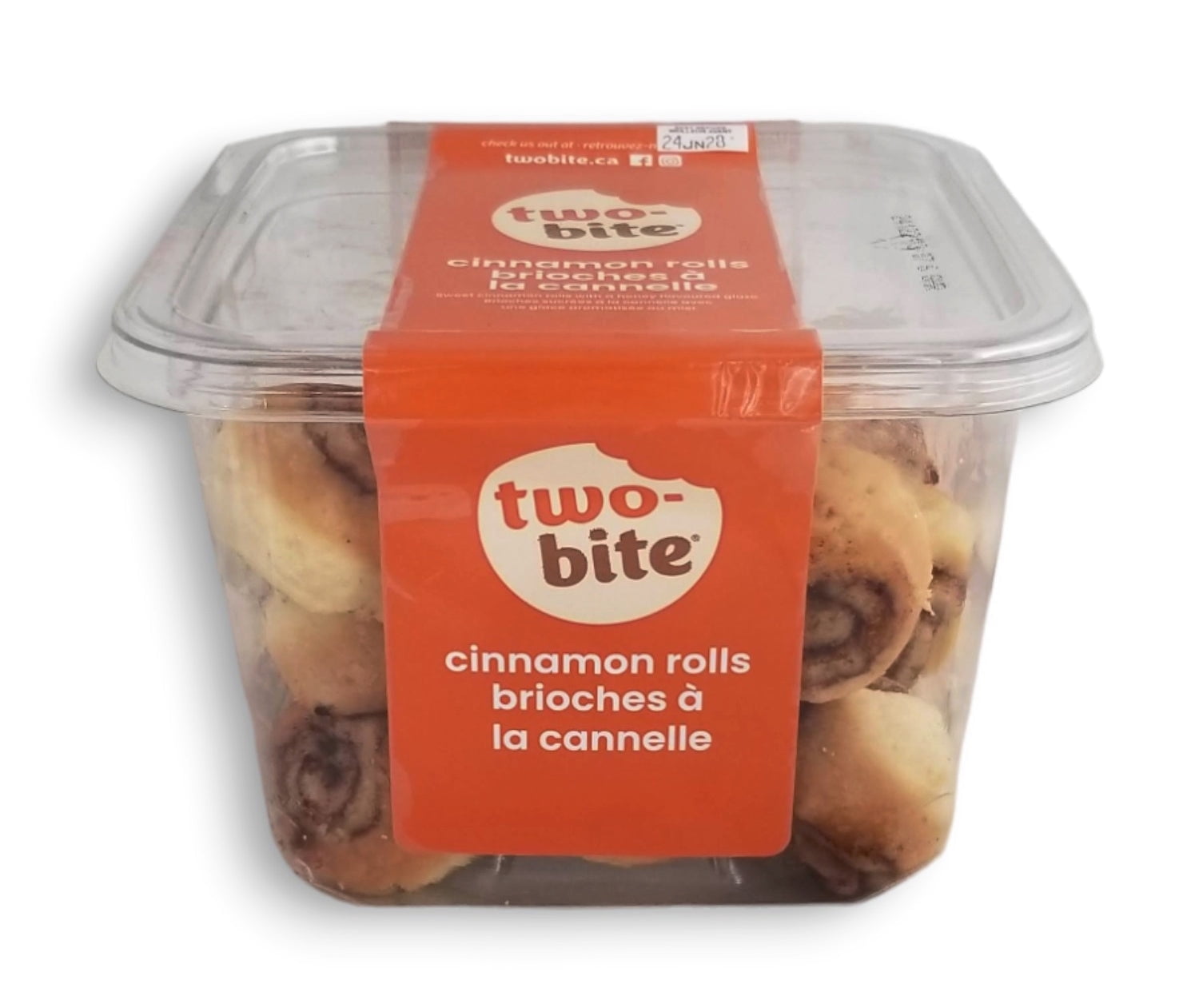Give and Go, Two-Bite Cinnamon Rolls, 595g, Honey-Glazed, Cinnamon