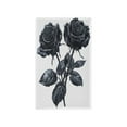 thumbnail image 1 of Two Black Roses Light Switch Cover Switch Plate Outlet Cover Plug Cover for Electrical Outlet, 1 of 6