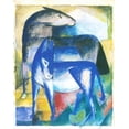 thumbnail image 1 of Two Blue Donkeys-Marc - CANVAS OR FINE PRINT WALL ART, 1 of 1