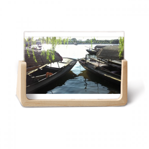 Two Boat Together Art Deco Fashion Photo Wooden Photo Frame Tabletop Display